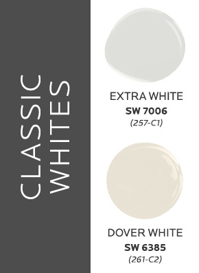 Classic Whites color palette.