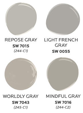 Favorite Grays color palette colors.