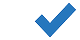 A blue checkmark.