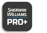 The Sherwin-Williams PRO+ app icon.