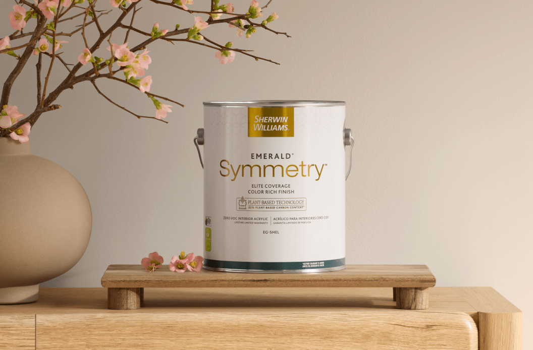 A gallon of Sherwin-Williams Emerald Symmetry.