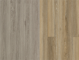 Two different shades of Mohawk vinyl plank flooring.