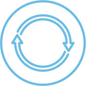 An icon of a circular arrow.