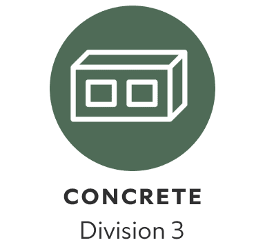 Concrete. Division 3.