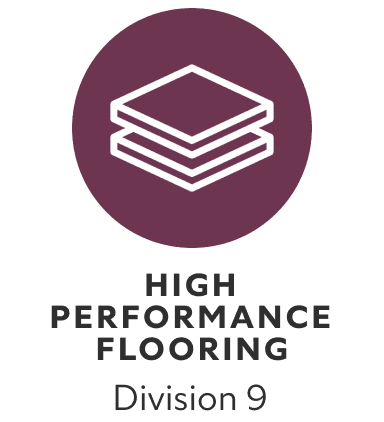 High performance flooring. Division 9.