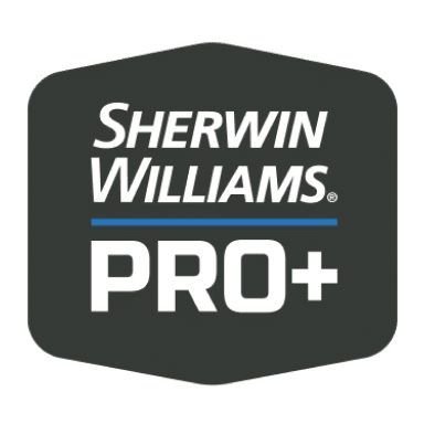 Sherwin-Williams Pro Plus logo.