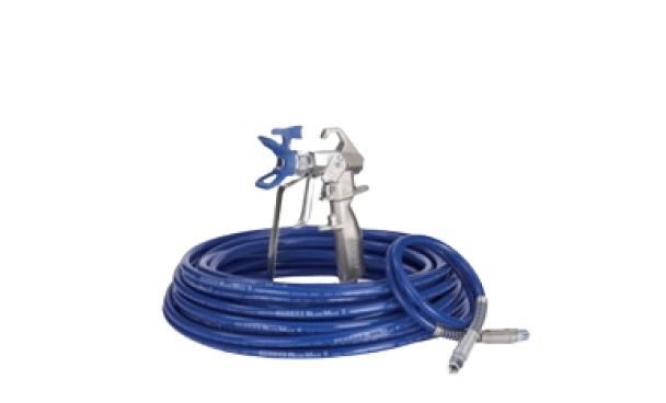 Spray equipment.