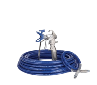 Spray equipment.