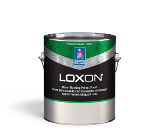 A can of Loxon Water Blocking Primer/Finish.