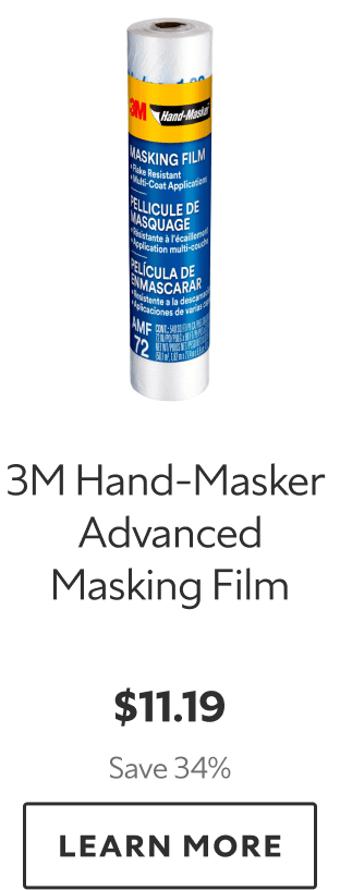 3M Hand-Masker Advanced Masking Film. $11.19. Save 34%. Learn more. 