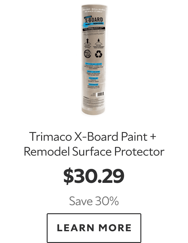 Trimaco X-Board Paint + Remodel Surface Protector. $30.29. Save 30%. Learn more.