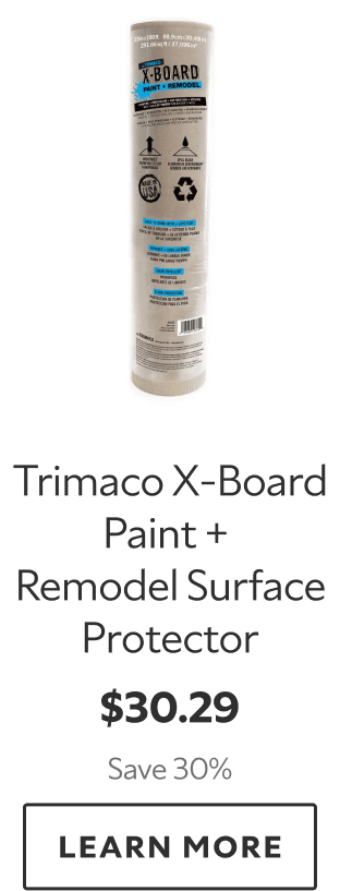 Trimaco X-Board Paint + Remodel Surface Protector. $30.29. Save 30%. Learn more.