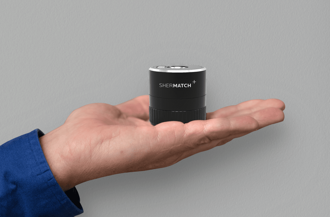Person holding Sherwin-Williams SherMatch+®