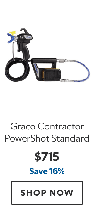 Graco Contractor PowerShot Standard. $715. Save 16%. SHOP NOW.