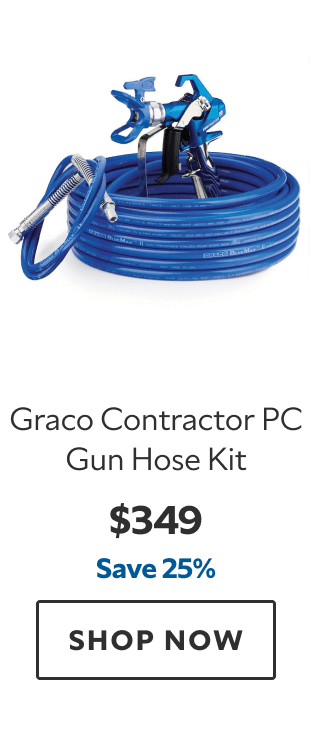 Graco Contractor PC Gun Hose Kit. $349. Save 25%. SHOP NOW.