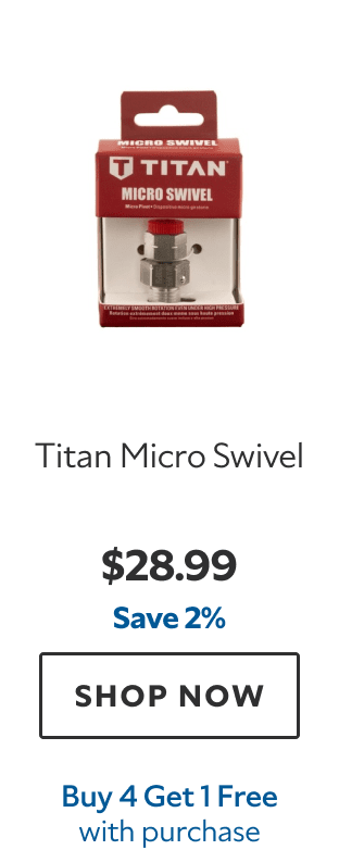 Titan Micro Swivel. $28.99. Save 2%. SHOP NOW. Buy 4 Get 1 Free with purchase.