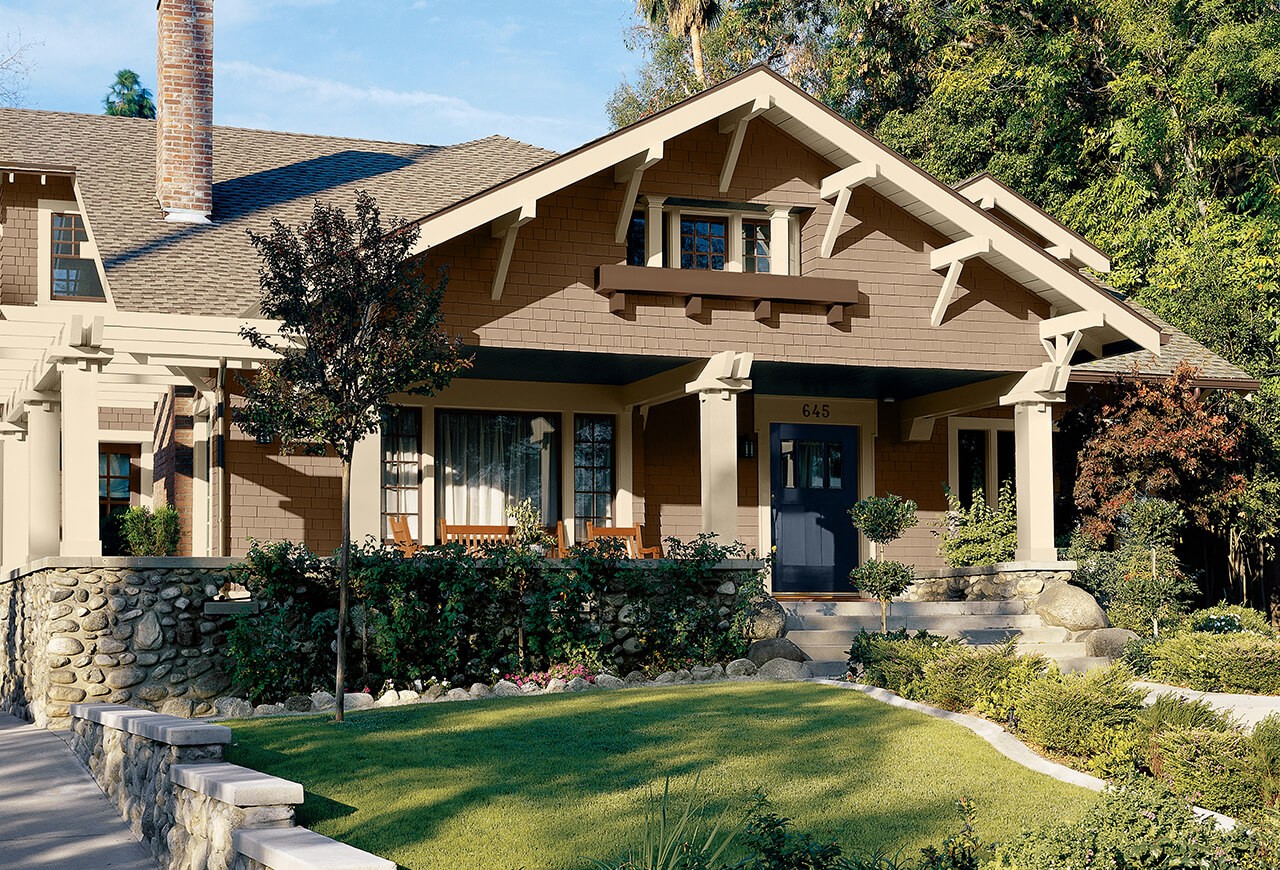 Craftsman Design Exterior Paint Colors SherwinWilliams