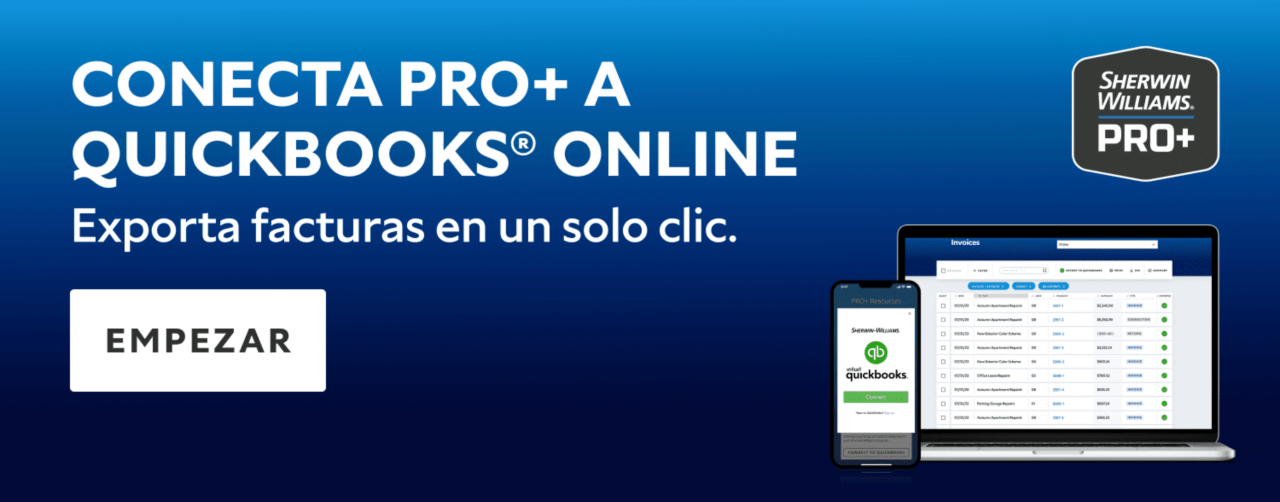 Conecta Pro+ a QuickBooks Online. Exporta facturas en un solo clic. Empezar.