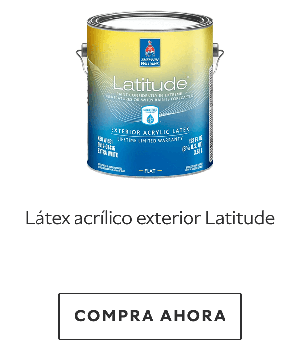 Látex acrílico exterior Latitude. Compra ahora.