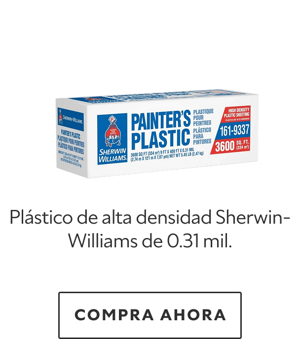 Plástico de alta densidad Sherwin-Williams de 0.31 mil. Compra ahora.