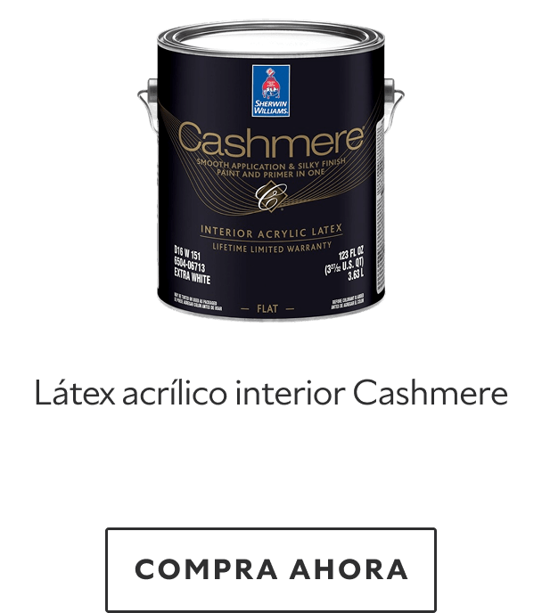 Látex acrílico interior Cashmere. Compra ahora.